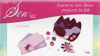 THE CRAFT FACTORY - LEARN TO SEW KIT - LEARN TO SEW PROJECTS IN FELT